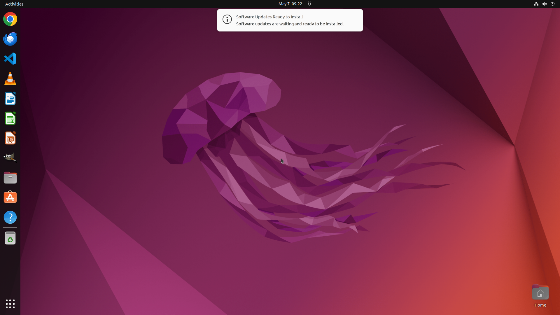 Example of a task in OSWorld.